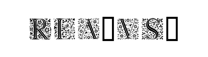 Floralalpha  Light  Free Fonts Download