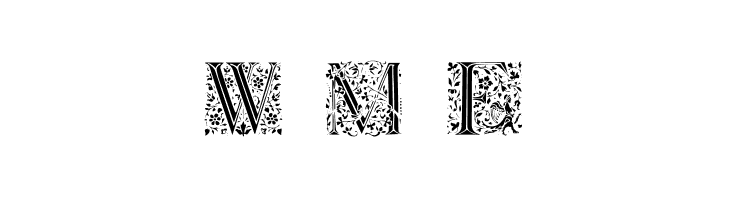 Floralalpha  Light  Free Fonts Download