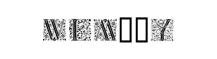 Floralalpha  Light  Free Fonts Download