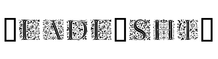 Floralalpha  Light  Free Fonts Download