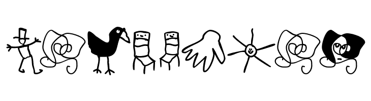 KarlasStrokemen  Free Fonts Download