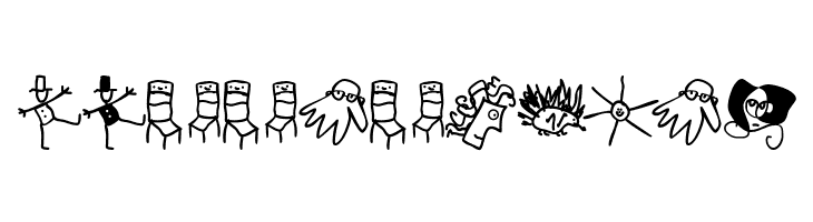 KarlasStrokemen  Free Fonts Download