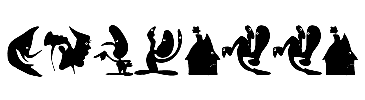CreaturesShadows  Free Fonts Download