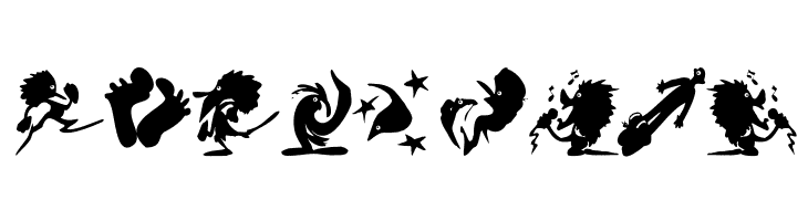 CreaturesShadows  Free Fonts Download