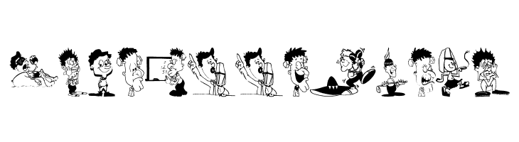 CharactersA  Free Fonts Download