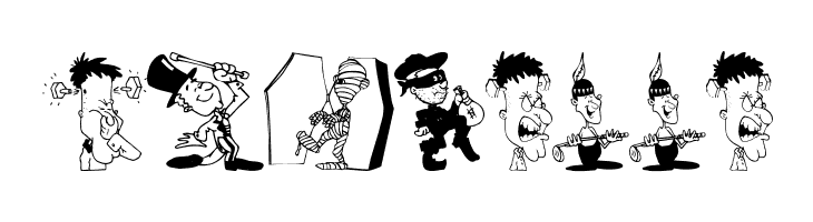 CharactersA  Free Fonts Download