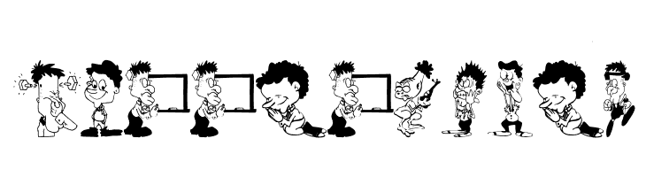 CharactersA  Free Fonts Download