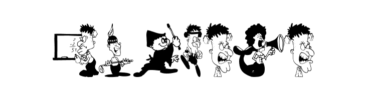 CharactersA  Free Fonts Download