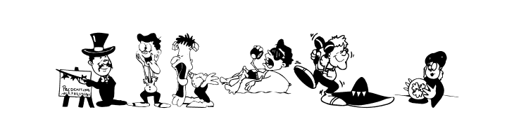 CharactersA  Free Fonts Download