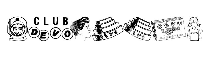 DEVO Dingbats 10  Free Fonts Download