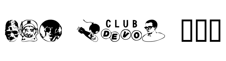 DEVO Dingbats 10  Free Fonts Download