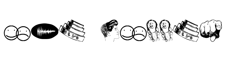 DEVO Dingbats 10  Free Fonts Download