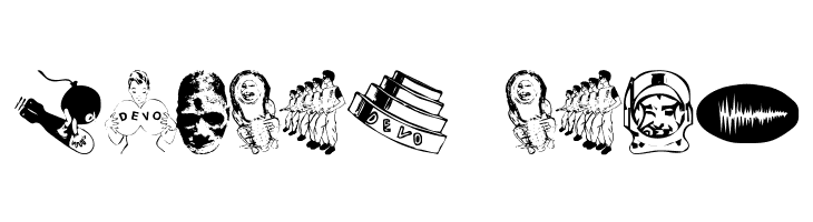 DEVO Dingbats 10  Free Fonts Download
