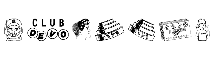 DEVO Dingbats 13  Free Fonts Download