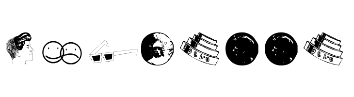 DEVO Dingbats 13  Free Fonts Download