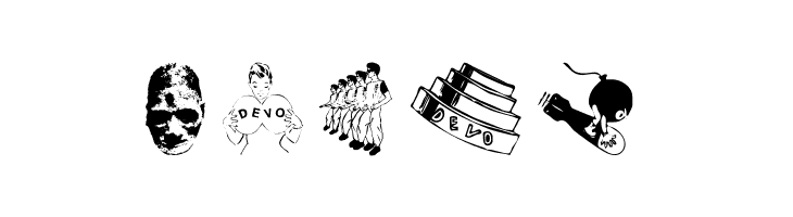 DEVO Dingbats 13  Free Fonts Download