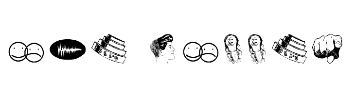DEVO Dingbats 13  Free Fonts Download