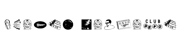 DEVO Dingbats 13  Free Fonts Download