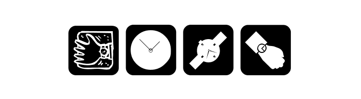 AroundTheClock  Free Fonts Download