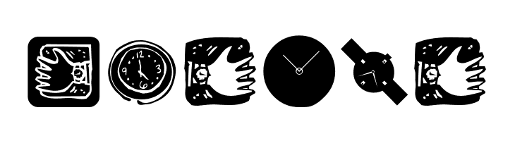 AroundTheClock  Free Fonts Download