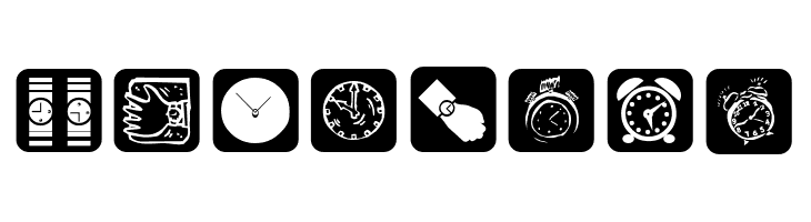 AroundTheClock  Free Fonts Download