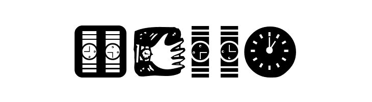 AroundTheClock  Free Fonts Download