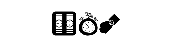AroundTheClock  Free Fonts Download