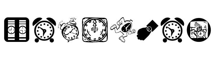 AroundTheClock  Free Fonts Download