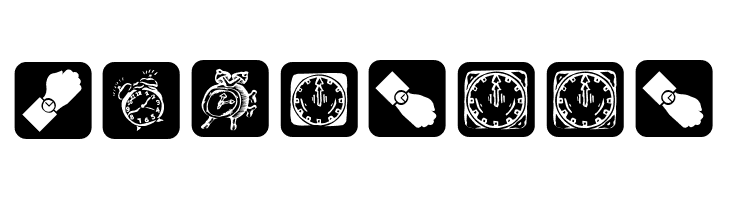 AroundTheClock  Free Fonts Download