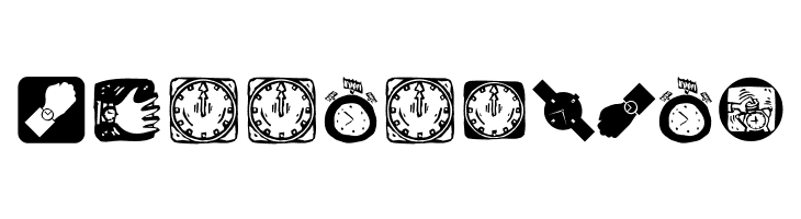 AroundTheClock  Free Fonts Download