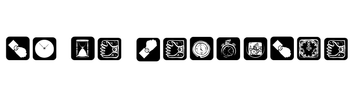 AroundTheClock  Free Fonts Download