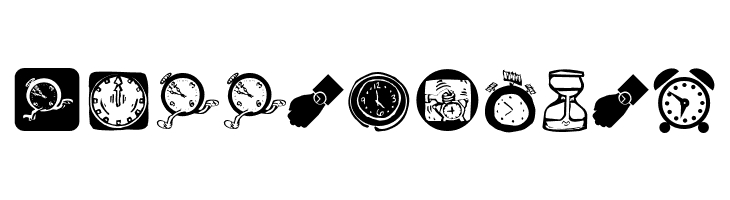 AroundTheClock  Free Fonts Download