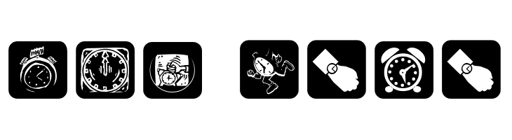 AroundTheClock  Free Fonts Download