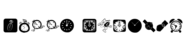 AroundTheClock  Free Fonts Download