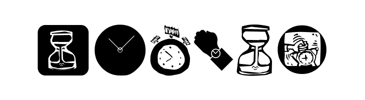 AroundTheClock  Free Fonts Download