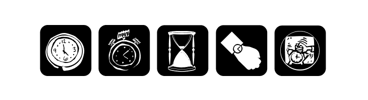 AroundTheClock  Free Fonts Download