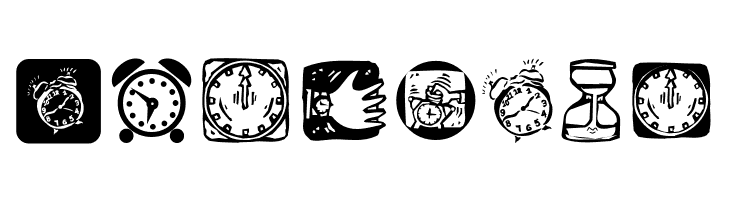 AroundTheClock  Free Fonts Download