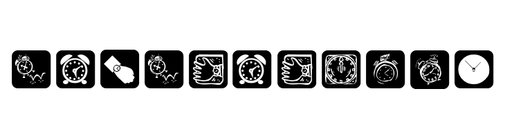 AroundTheClock  Free Fonts Download