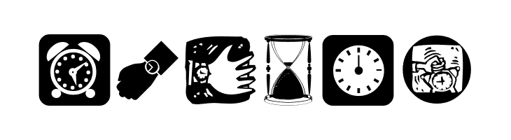 AroundTheClock  Free Fonts Download