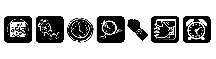 AroundTheClock  Free Fonts Download