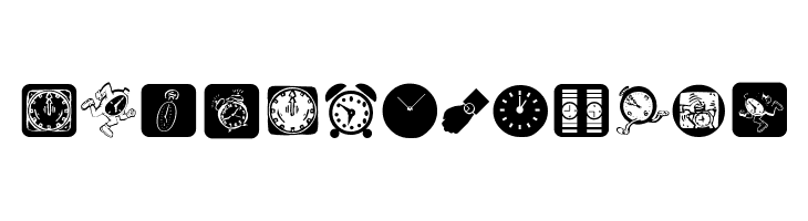 AroundTheClock  Free Fonts Download