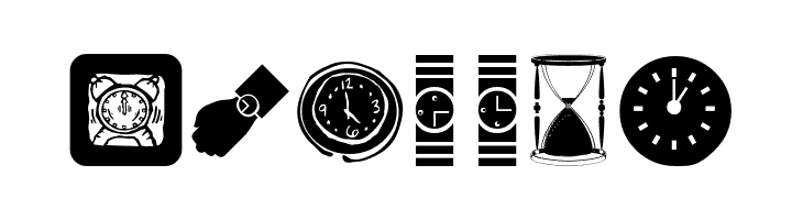 AroundTheClock  Free Fonts Download