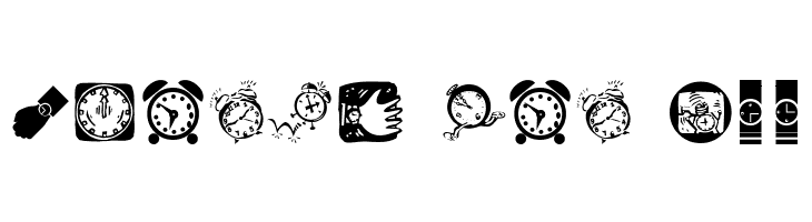 AroundTheClock  Free Fonts Download