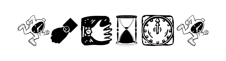 AroundTheClock  Free Fonts Download