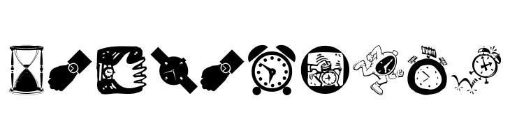 AroundTheClock  Free Fonts Download