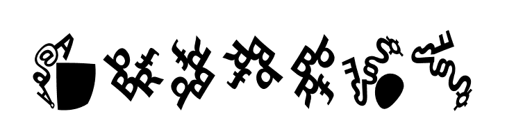 EveryLetterAPicture  Free Fonts Download