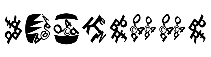 EveryLetterAPicture  Free Fonts Download