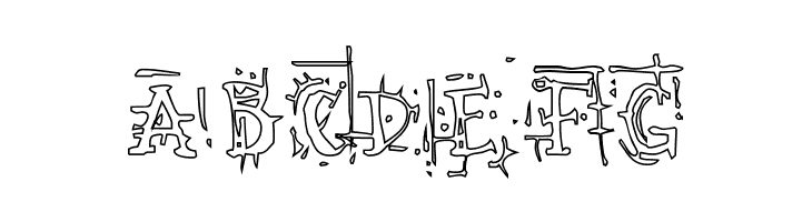 Armaggedon Industrial Hollow  Free Fonts Download