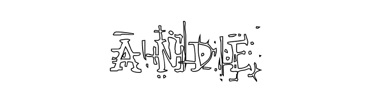 Armaggedon Industrial Hollow  Free Fonts Download