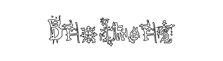 Armaggedon Industrial Hollow  Free Fonts Download